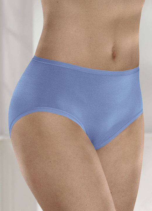 Slips - Speidel Dreierpack Slips mit flachen, elastischen Abschlüssen, in Größe 038 bis 050, in Farbe SCHWARZ Ansicht 8