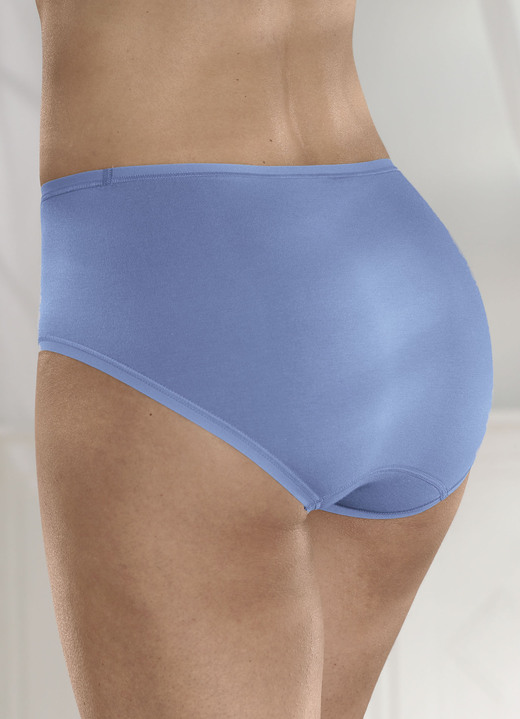 Slips - Speidel Dreierpack Slips mit flachen, elastischen Abschlüssen, in Größe 038 bis 050, in Farbe SCHWARZ Ansicht 9