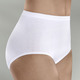 Slips - Dreierpack Slips mit elastischen Abschlüssen – Farbe WEISS – Ansicht 1 Slips - Dreierpack Slips mit elastischen Abschlüssen, in Größe 038 bis 052, in Farbe WEISS – Farbe WEISS – Ansicht 1