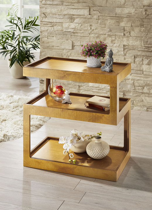 Beistelltische - Moderner Beistelltisch, in Farbe EICHE, in Ausführung Beistelltisch B37xH75xT37 cm Ansicht 7