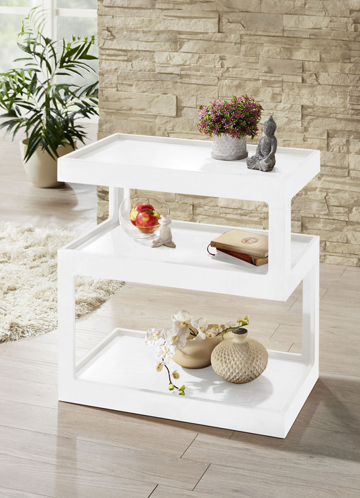 Beistelltische - Moderner Beistelltisch, in Farbe EICHE, in Ausführung Beistelltisch B37xH75xT37 cm Ansicht 9