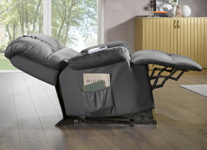 TV-Sessel / Relax-Sessel - Relaxsessel mit komfortabler Kippfunktion, in Farbe BRAUN, in Ausführung Relaxsessel, mechanisch verstellbar Ansicht 9