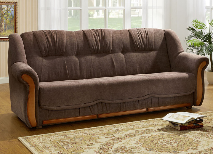 Polstergruppen - Polstermöbel mit angenehmem, hochflorigem Stoffbezug, in Farbe GRÜN, in Ausführung Zweisitzer Ansicht 10