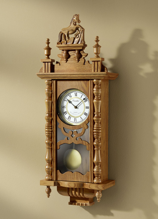 Uhren - Wanduhr mit Pferd, in Farbe WALNUSS Ansicht 2