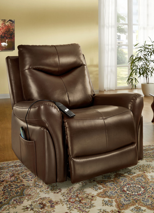 TV-Sessel / Relax-Sessel - Bequemer Relaxsessel mit XXL-Sitzkomfort, in Farbe COGNAC, in Ausführung Relaxsessel Ansicht 6