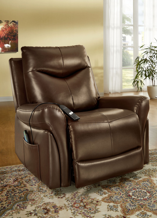 TV-Sessel / Relax-Sessel - Bequemer Relaxsessel mit XXL-Sitzkomfort, in Farbe COGNAC, in Ausführung Relax-Sessel Ansicht 1