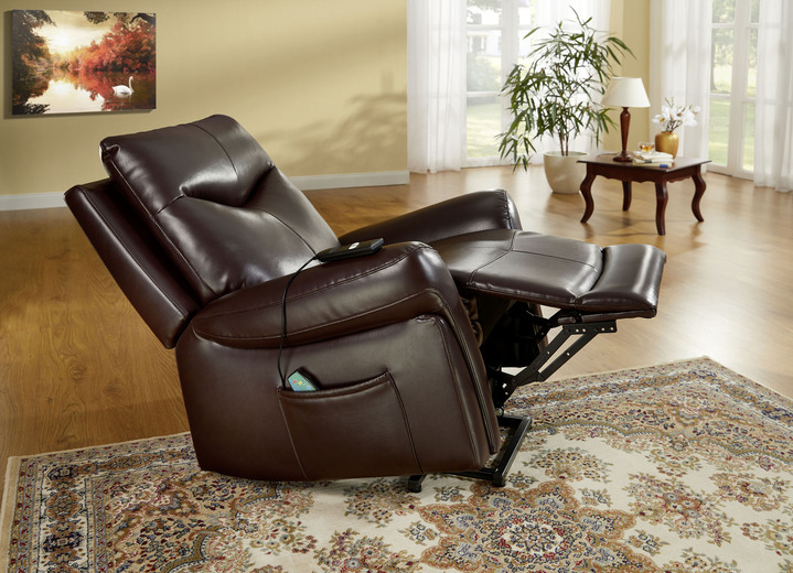 TV-Sessel / Relax-Sessel - Bequemer Relaxsessel mit XXL-Sitzkomfort, in Farbe COGNAC, in Ausführung Relaxsessel Ansicht 4