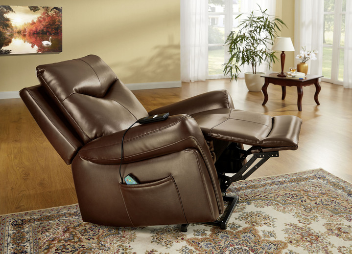 TV-Sessel / Relax-Sessel - Bequemer Relaxsessel mit XXL-Sitzkomfort, in Farbe COGNAC, in Ausführung Relaxsessel Ansicht 7