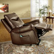 TV-Sessel / Relax-Sessel - Bequemer Relaxsessel mit XXL-Sitzkomfort, in Farbe COGNAC, in Ausführung Relaxsessel – Farbe COGNAC – Ansicht 2