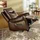 TV-Sessel / Relax-Sessel - Bequemer Relaxsessel mit XXL-Sitzkomfort, in Farbe COGNAC, in Ausführung Relaxsessel – Farbe COGNAC – Ansicht 2