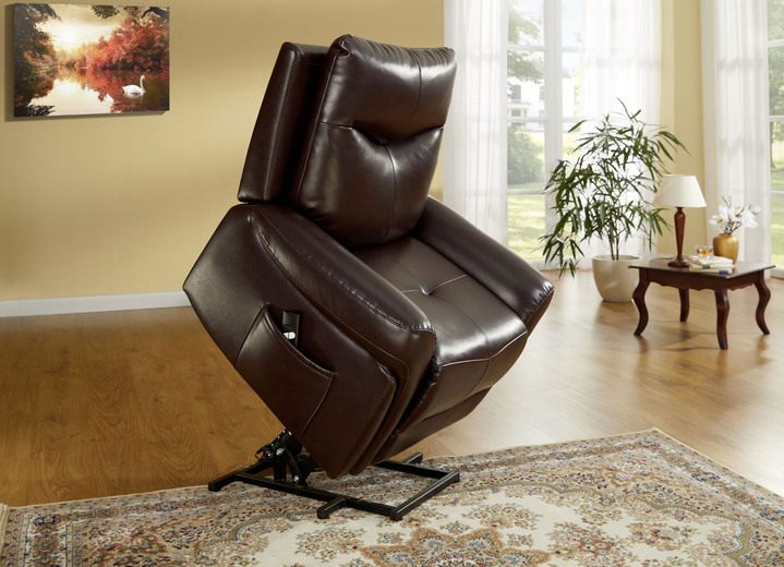 TV-Sessel / Relax-Sessel - Bequemer Relaxsessel mit XXL-Sitzkomfort, in Farbe COGNAC, in Ausführung Relaxsessel Ansicht 5