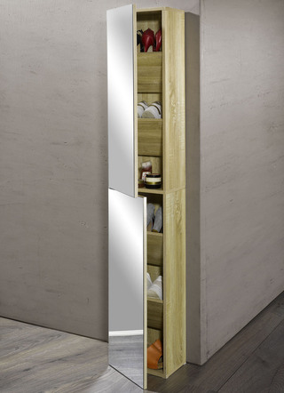 Schuhschrank mit Spiegelfront