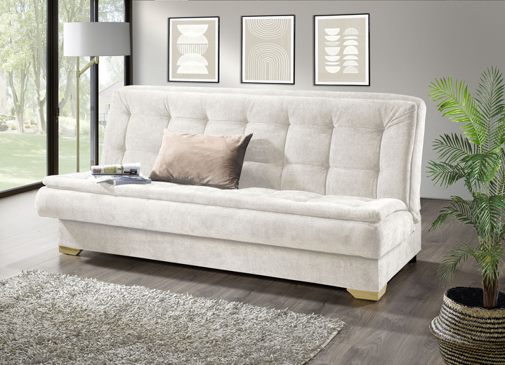 Schlafsofas - Schlafsofa mit Bettkasten für eine erholsame Auszeit, in Farbe BLAU Ansicht 3