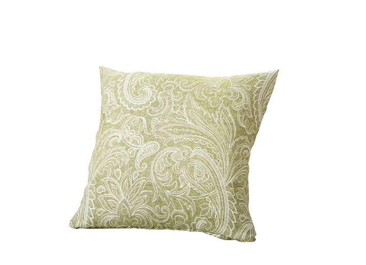 Dekokissen & Hüllen - Elegante Kissenbezüge mit Paisley-Dessin, in Größe 920 (Kissenbezug, 40x40 cm) bis 924 (Kissenbezug, 50x50 cm), in Farbe GRÜN Ansicht 1