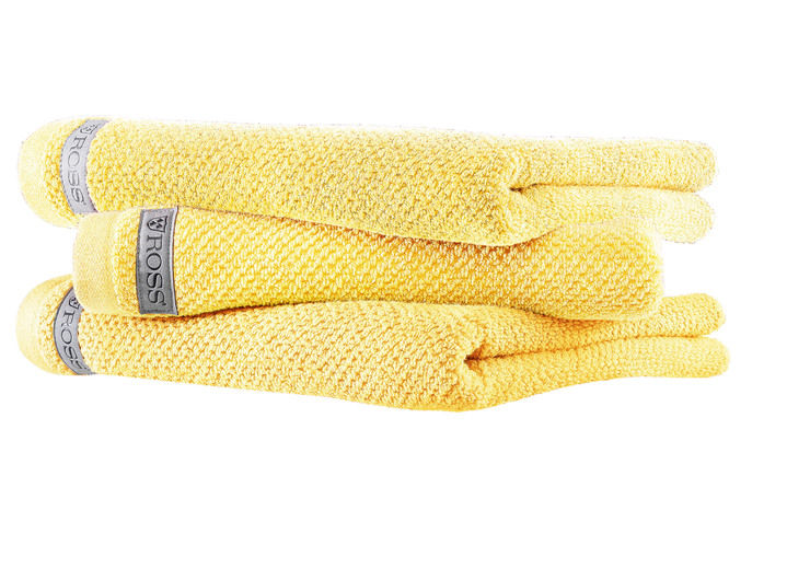 Frottier Handtücher - Flauschig weiche Frottier-Serie aus dem Hause Ross, in Größe 200 (2 Handtücher, 50/100 cm) bis 204 (1 Duschtuch, 70/140 cm), in Farbe WEISS Ansicht 2