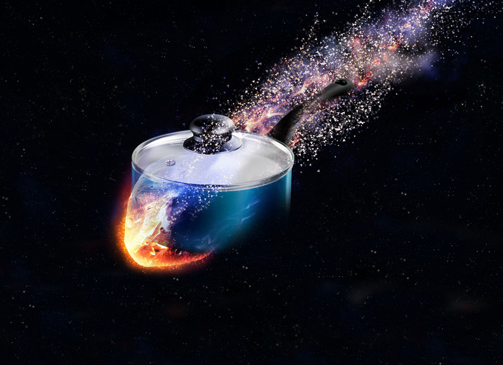 Töpfe & Pfannen - Meteor 6-teiliges Topf-Set mit Diamant-Keramik-Antihaft-Premiumbeschichtung Ansicht 2 Töpfe & Pfannen - Meteor 6-teiliges Topf-Set mit Diamant-Keramik-Antihaft-Premiumbeschichtung, in Farbe BLAU Ansicht 2