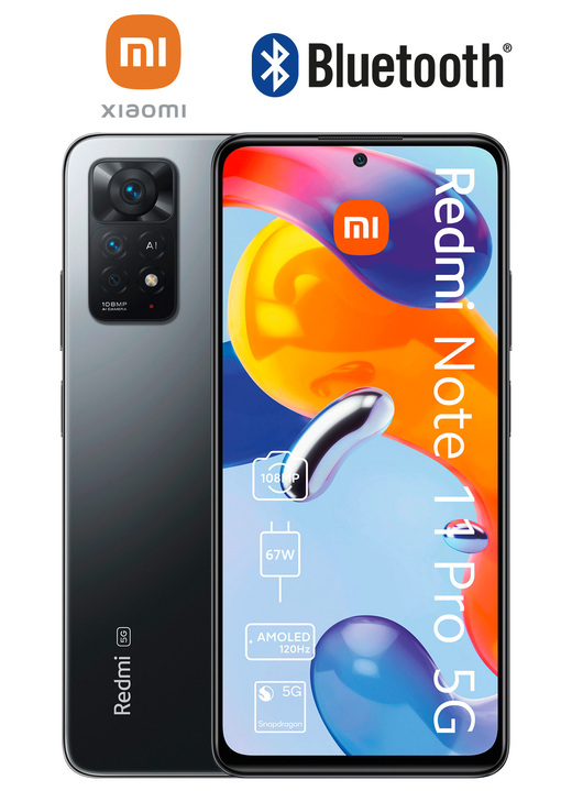 Mobil-Telefone - Xiaomi Smartphone Redmi Note 11 Pro, in Farbe GRAU Ansicht 1