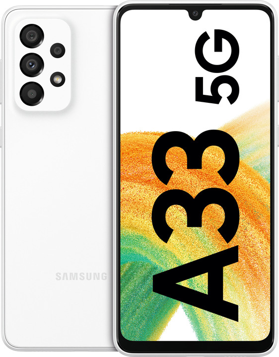 - Ihr smarter Begleiter: Smartphone Galaxy A33, in Farbe WEISS