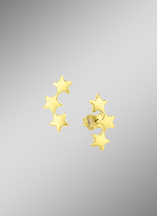 Ohrschmuck - Schöne Sternen-Ohrstecker, in Farbe  Ansicht 1