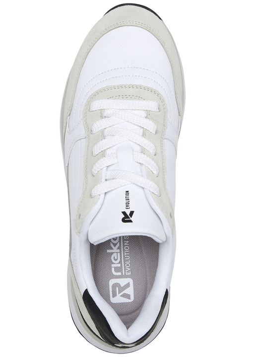 - Rieker Sneaker mit interessantem Zebra-Druck, in Größe 036 bis 043, in Farbe WEISS Ansicht 2