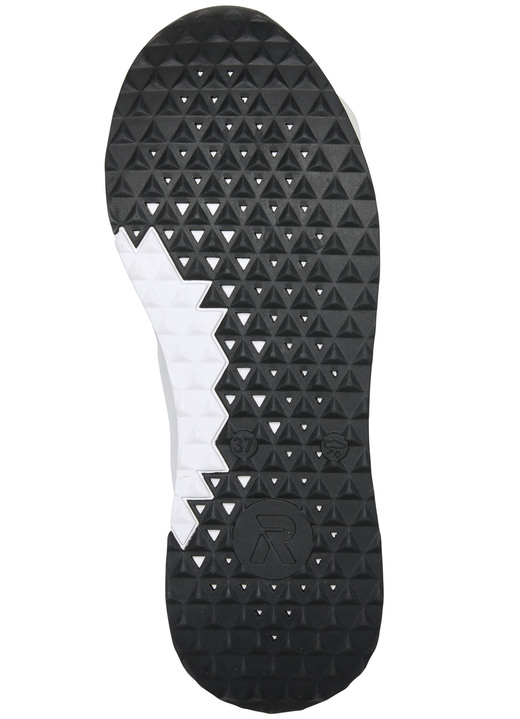 - Rieker Sneaker mit interessantem Zebra-Druck, in Größe 036 bis 043, in Farbe WEISS Ansicht 3