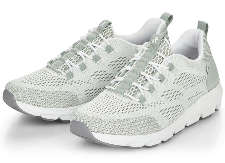 - Rieker Sneaker mit elastischer Zierschnürung, in Größe 036 bis 043, in Farbe MINT Ansicht 4