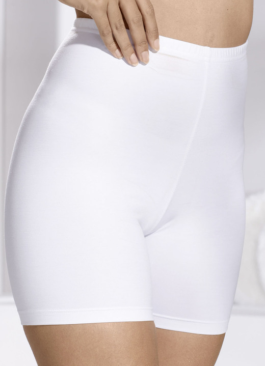 Leggings - Unterzieh-Radlerhose aus superweichem Feinjersey, in Größe L (44/46) bis XXL (52/54), in Farbe SCHWARZ Ansicht 4