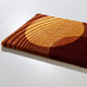 Badgarnituren - Badgarnitur von LineaDue mit rutschhemmender Rückseite – Farbe TERRA Badgarnituren - Badgarnitur von LineaDue mit rutschhemmender Rückseite, in Größe 100 (Vorleger halbrund, 50/ 80 cm) bis 112 (WC-Deckelbezug, 47/ 50 cm), in Farbe BLAU