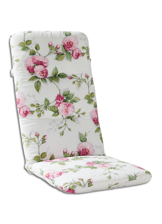 Kissen, Polster & Auflagen - Kissen und Auflagen in mustergültiger Qualität, in Farbe PFINGSTROSE, in Ausführung Hochlehner Auflage Ansicht 3