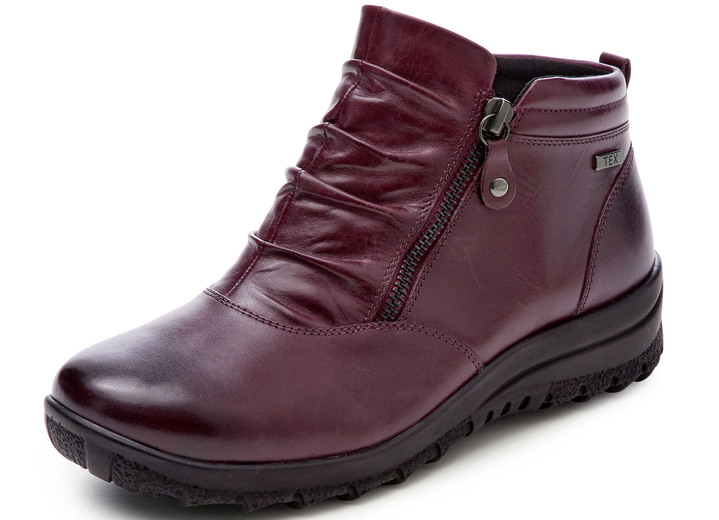 Damenmode - ELENA EDEN, gefütterte Damen-Boots, Winterschuhe, Weite H, mit Reißverschluss, in Größe 3 1/2 bis 8, in Farbe BORDEAUX Ansicht 1