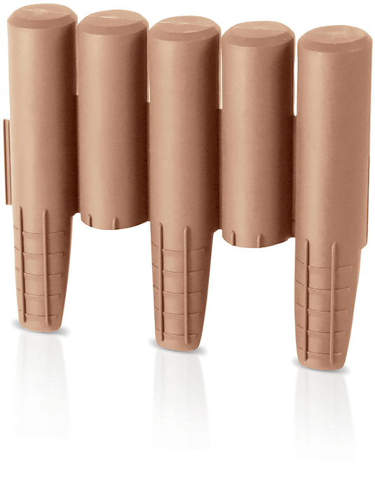 Gartenpflege - Beetbegrenzung aus frostsicherem Polypropylen, in Farbe TERRA Ansicht 2