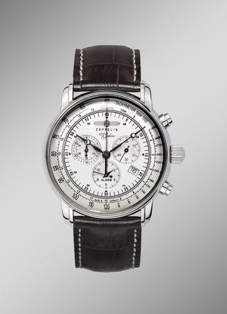 Chronograph mit Lederband