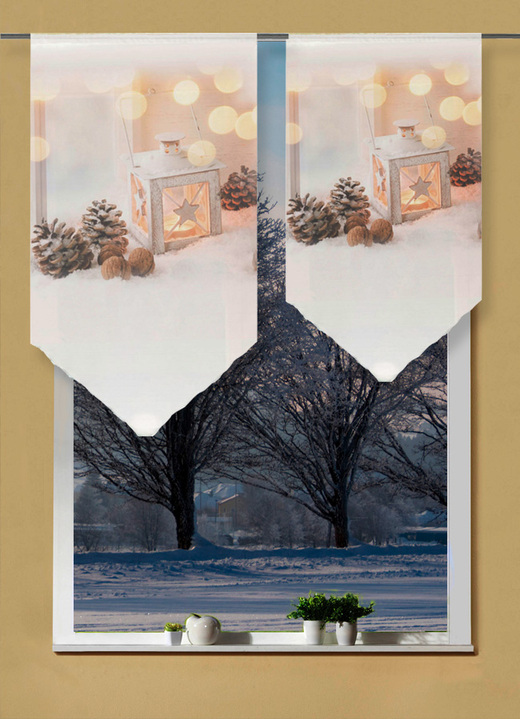 Fensterdekorationen - Fensterbehang mit Stangendurchzug, in Größe 309 (80x40 cm) bis 318 (100x60 cm), in Farbe MULTICOLOR Ansicht 1