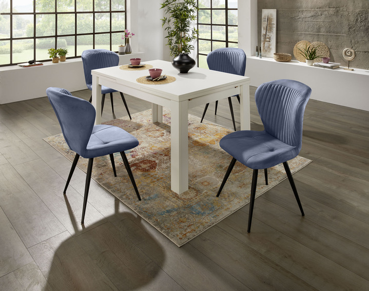 Stühle & Sitzbänke - Bequeme Stühle im 2er-Set, in Farbe BLAU, in Ausführung Stühle, 2er-Set Ansicht 2