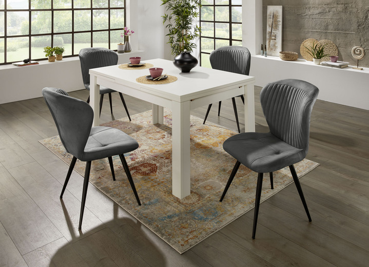 Stühle & Sitzbänke - Bequeme Stühle im 2er-Set, in Farbe BLAU, in Ausführung Stühle, 2er-Set Ansicht 7