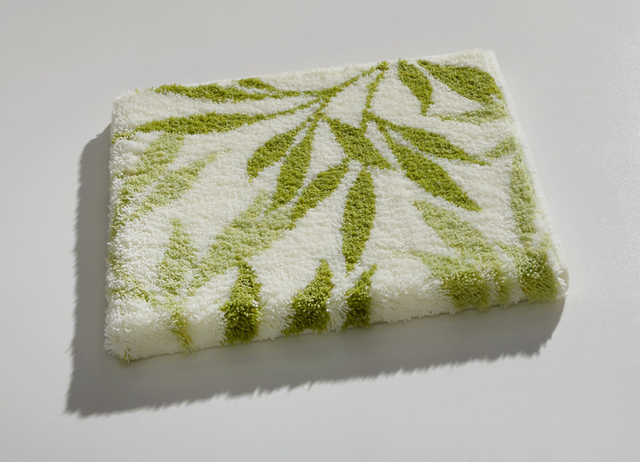 Badgarnituren - Badgarnitur von Grund mit rutschhemmender Rückseite, in Größe 100 (Vorleger halbrund, 50/ 80 cm) bis 112 (WC-Deckelbezug, 47/ 50 cm), in Farbe BEIGE Ansicht 5