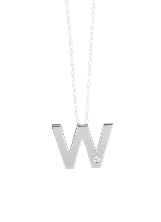 Platin - Einzigartig und elegant: Buchstaben-Anhänger aus Platin, in Größe Buchstabe A bis Buchstabe Z, in Farbe  Ansicht 2