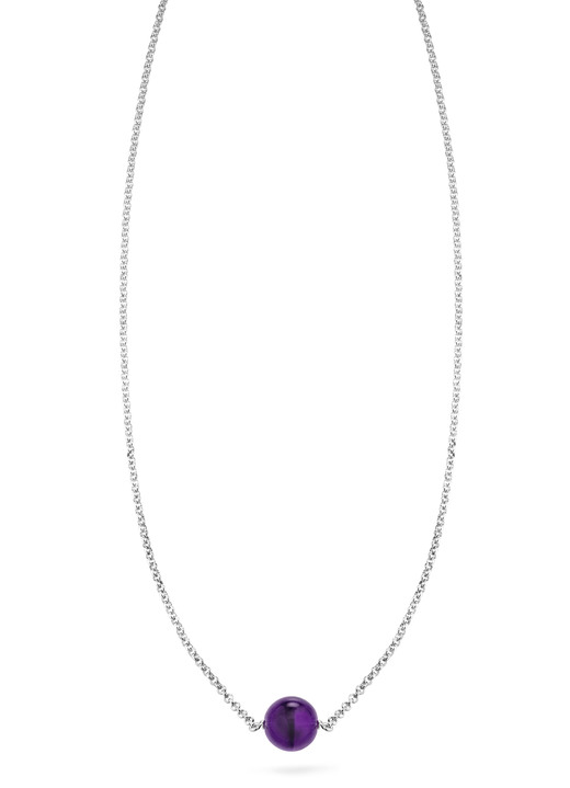 Halsketten - Halskette mit echt Amethyst, in Farbe  Ansicht 2