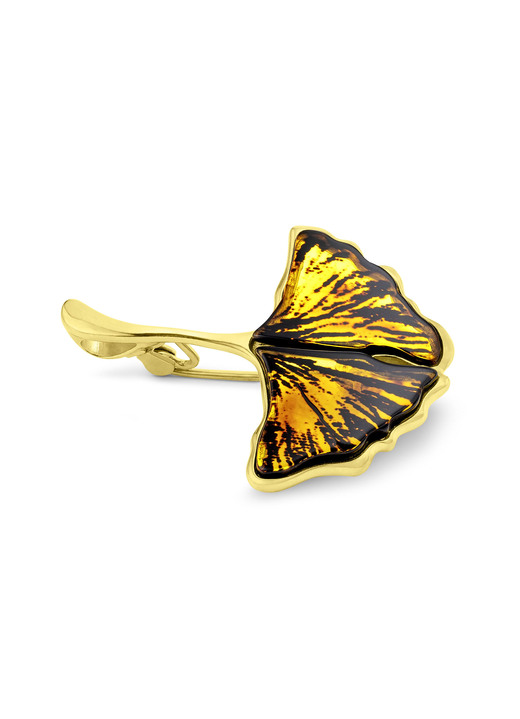 - Anstecknadel auch als Anhänger tragbar, in Farbe  Ansicht 2