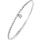 - Kugelketten-Armband aus Silber 925/- fein mit 1 synth. Zirkonia, in Farbe  – Ansicht 2