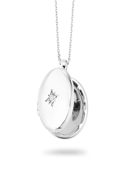 Anhänger - Medaillon mit Ankerkette, in Farbe  Ansicht 3