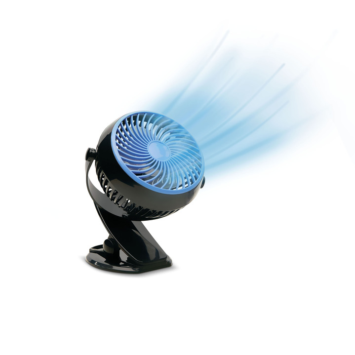 Praktische Hilfsmittel - Livington Go Fan Mini-Ventilator, in Farbe SCHWARZ
