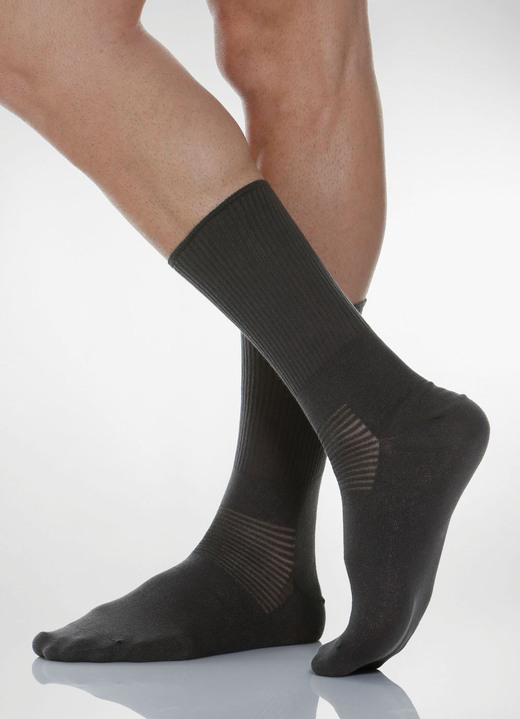 Gesundheitsstrümpfe - Diabetiker-Socken oder -Kniestrümpfe, in Größe L bis XL, in Farbe MARINE, in Ausführung Socken Ansicht 6