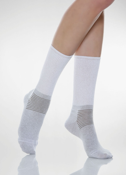 Gesundheitsstrümpfe - Diabetiker-Socken oder -Kniestrümpfe, in Größe L bis XL, in Farbe MARINE, in Ausführung Socken Ansicht 4