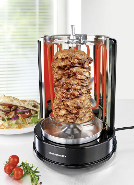 - Rotisserie Grillofen für bis zu 4 kg Fleisch, in Farbe SCHWARZ Ansicht 2
