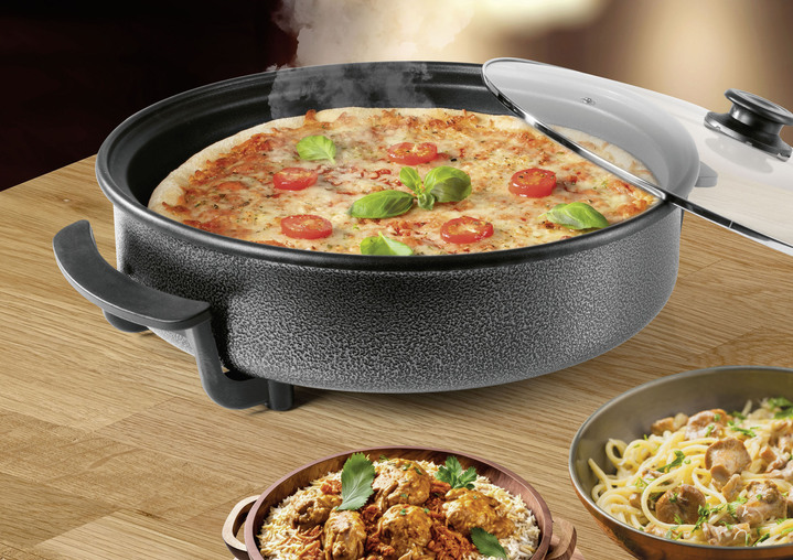 - Elektrische Pfanne, in Farbe SCHWARZ Ansicht 2