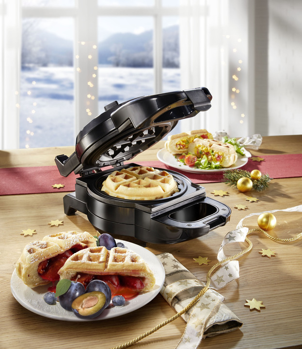 Küchengeräte - PowerXL Waffle Star für gefüllte Waffeln jeder Art Ansicht 2 Küchengeräte - PowerXL Waffle Star für gefüllte Waffeln jeder Art, in Farbe SCHWARZ Ansicht 2