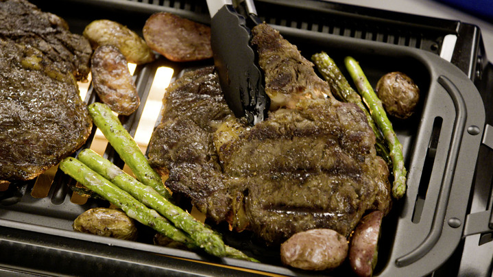 Küchengeräte - Multigrill von Livington Ansicht 5 Küchengeräte - Multigrill von Livington, in Farbe ROT Ansicht 5
