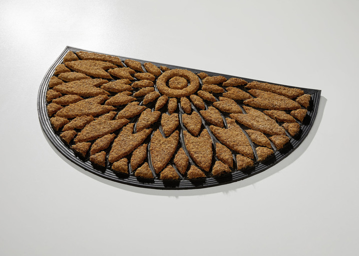 - Schmutzfangmatte aus Naturkokos, in Farbe NATUR-SCHWARZ Ansicht 2