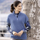 Basics - Pullunder in Perlfang – Farbe JEANSBLAU MELIERT Basics - Pullunder in Perlfang, in Größe 036 bis 050, in Farbe JEANSBLAU MELIERT